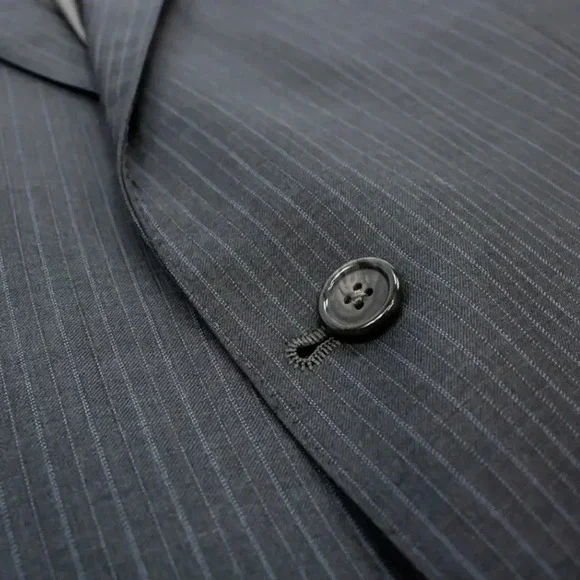 Hart Schaffner Marx Striped Suit Jacket
